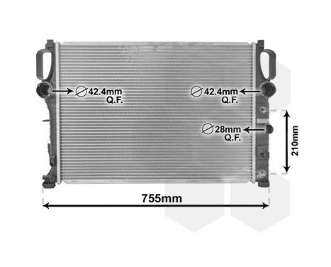 Radiator, engine cooling *** IR PLUS *** 30002341 International Radiators, Image 2