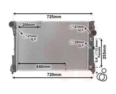 Radiator, engine cooling *** IR PLUS *** 30002475 International Radiators Plus, Image 2