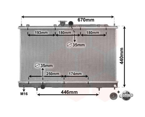 Radiator, engine cooling *** IR PLUS *** 32002199 International Radiators Plus, Image 3