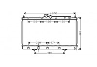 Radiator, engine cooling *** IR PLUS *** 32002199 International Radiators Plus