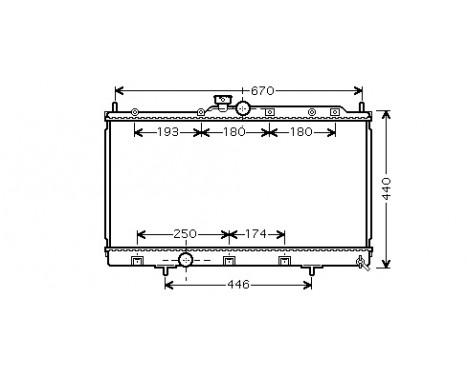 Radiator, engine cooling *** IR PLUS *** 32002199 International Radiators Plus