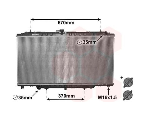 Radiator, engine cooling *** IR PLUS *** 33002394 International Radiators Plus, Image 2