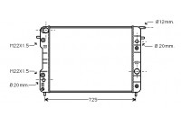 Radiator, engine cooling *** IR PLUS *** 37002193 International Radiators Plus
