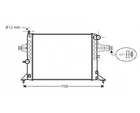 Radiator, engine cooling *** IR PLUS *** 37002272 International Radiators Plus, Image 2