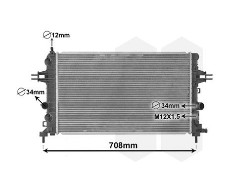 Radiator, engine cooling *** IR PLUS *** 37002363 International Radiators