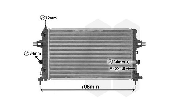 Radiator, engine cooling *** IR PLUS *** 37002363 International Radiators