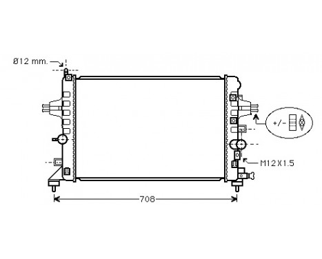 Radiator, engine cooling *** IR PLUS *** 37002363 International Radiators, Image 2