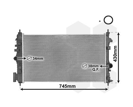 Radiator, engine cooling *** IR PLUS *** 37002474 International Radiators Plus, Image 2