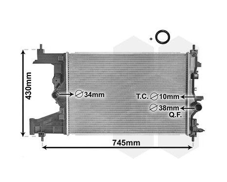 Radiator, engine cooling *** IR PLUS *** 37002485 International Radiators Plus, Image 4