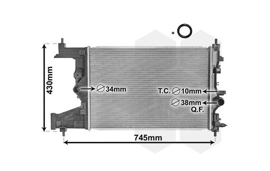 Radiator, engine cooling *** IR PLUS *** 37002485 International Radiators Plus, Image 4