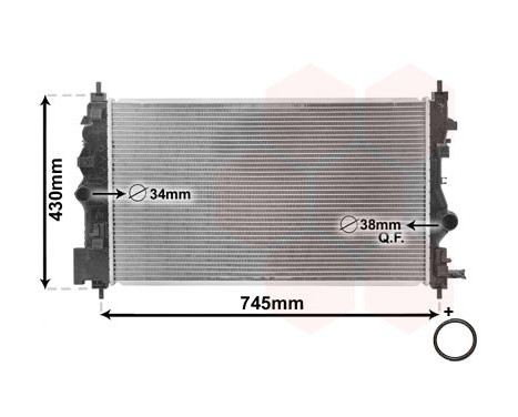 Radiator, engine cooling *** IR PLUS *** 37002488 International Radiators Plus, Image 2