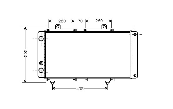 Radiator, engine cooling *** IR PLUS *** 40002033 International Radiators Plus, Image 2
