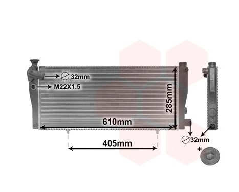 Radiator, engine cooling *** IR PLUS *** 40002099 International Radiators Plus, Image 3