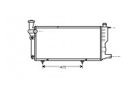 Radiator, engine cooling *** IR PLUS *** 40002099 International Radiators Plus