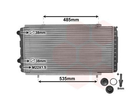 Radiator, engine cooling *** IR PLUS *** 40002150 International Radiators Plus, Image 3