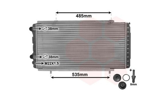 Radiator, engine cooling *** IR PLUS *** 40002150 International Radiators Plus, Image 3