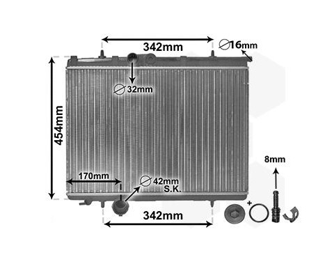 Radiator, engine cooling *** IR PLUS *** 40002210 International Radiators Plus, Image 3