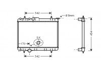 Radiator, engine cooling *** IR PLUS *** 40002210 International Radiators Plus