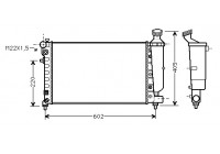 Radiator, engine cooling *** IR PLUS *** 40002216 International Radiators Plus