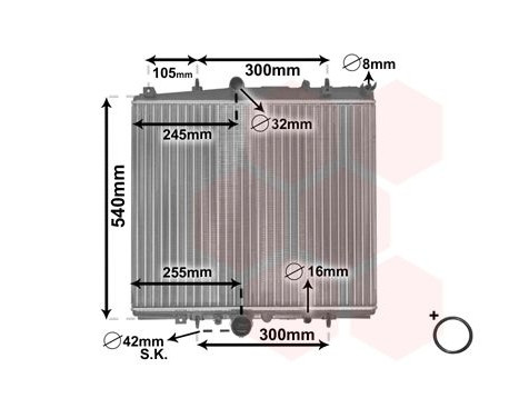 Radiator, engine cooling *** IR PLUS *** 40002237 International Radiators Plus, Image 3