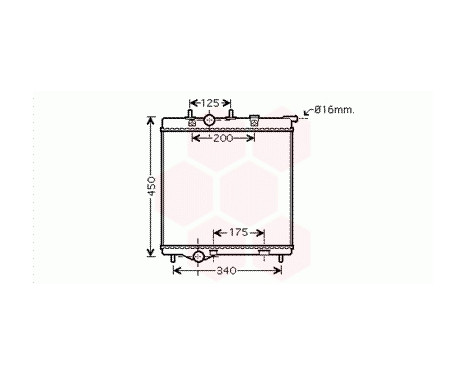 Radiator, engine cooling *** IR PLUS *** 40002298 International Radiators Plus, Image 2