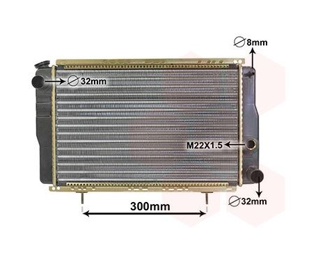 Radiator, engine cooling *** IR PLUS *** 43002001 International Radiators Plus, Image 3