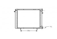 Radiator, engine cooling *** IR PLUS *** 43002045 International Radiators Plus