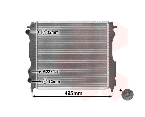 Radiator, engine cooling *** IR PLUS *** 43002129 International Radiators Plus, Image 3