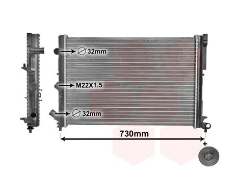 Radiator, engine cooling *** IR PLUS *** 43002165 International Radiators Plus, Image 2