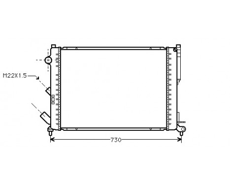 Radiator, engine cooling *** IR PLUS *** 43002165 International Radiators Plus