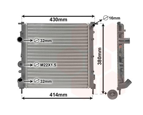 Radiator, engine cooling *** IR PLUS *** 43002261 International Radiators Plus, Image 2