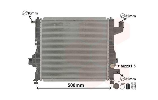 Radiator, engine cooling *** IR PLUS *** 43002262 International Radiators Plus, Image 2
