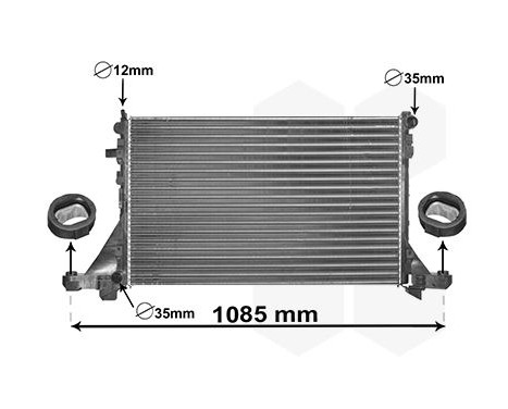 Radiator, engine cooling *** IR PLUS *** 43002560 International Radiators Plus, Image 3