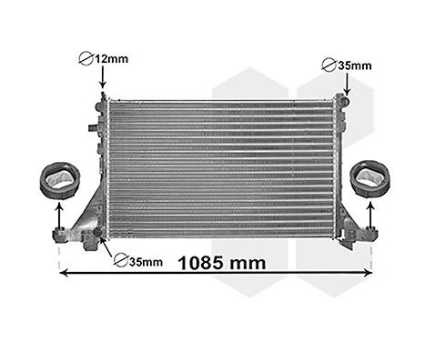 Radiator, engine cooling *** IR PLUS *** 43012560 International Radiators Plus, Image 2