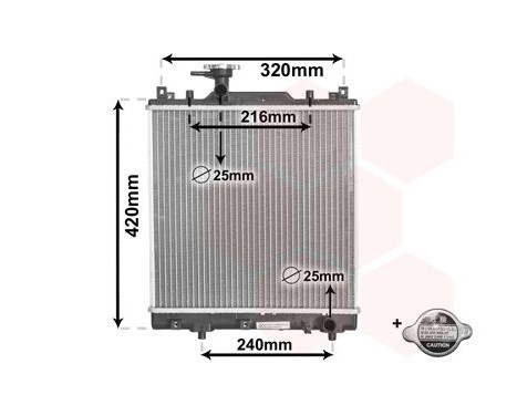 Radiator, engine cooling *** IR PLUS *** 52002082 International Radiators Plus, Image 3