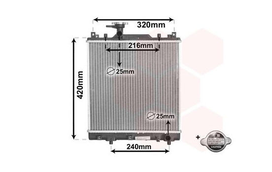 Radiator, engine cooling *** IR PLUS *** 52002082 International Radiators Plus, Image 3