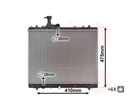 Radiator, engine cooling *** IR PLUS *** 52002137 International Radiators Plus, Image 2