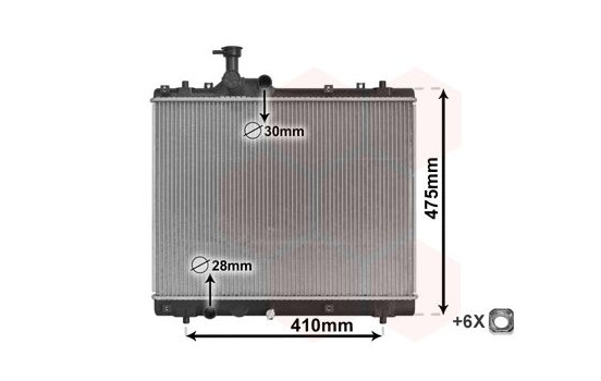 Radiator, engine cooling *** IR PLUS *** 52002137 International Radiators Plus, Image 2