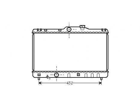 Radiator, engine cooling *** IR PLUS *** 53002140 International Radiators Plus