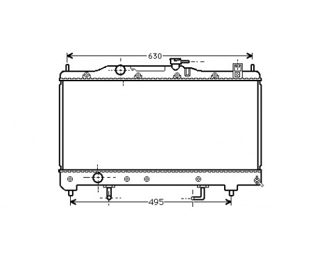 Radiator, engine cooling *** IR PLUS *** 53002238 International Radiators Plus