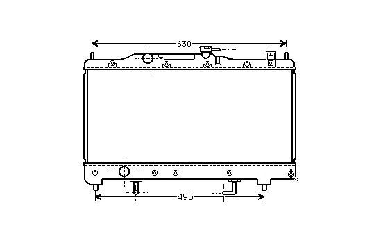 Radiator, engine cooling *** IR PLUS *** 53002238 International Radiators Plus