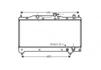 Radiator, engine cooling *** IR PLUS *** 53002239 International Radiators Plus