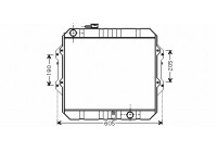 Radiator, engine cooling *** IR PLUS *** 53002371 International Radiators Plus