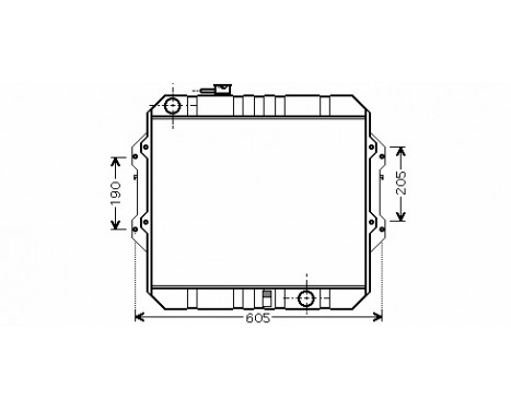 Radiator, engine cooling *** IR PLUS *** 53002371 International Radiators Plus