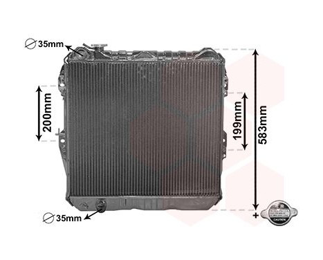 Radiator, engine cooling *** IR PLUS *** 53002374 International Radiators Plus, Image 2