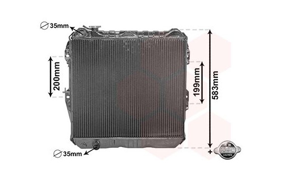 Radiator, engine cooling *** IR PLUS *** 53002374 International Radiators Plus, Image 2