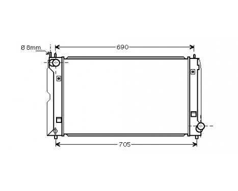 Radiator, engine cooling *** IR PLUS *** 53002403 International Radiators Plus