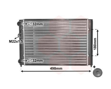 Radiator, engine cooling *** IR PLUS *** 58002028 International Radiators Plus, Image 2