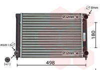 Radiator, engine cooling *** IR PLUS *** 58002040 International Radiators Plus