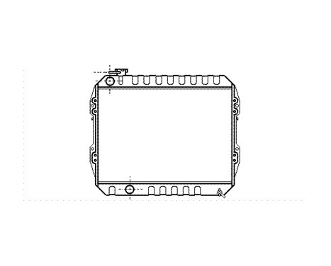Radiator, engine cooling *** IR PLUS *** 58002088 International Radiators Plus